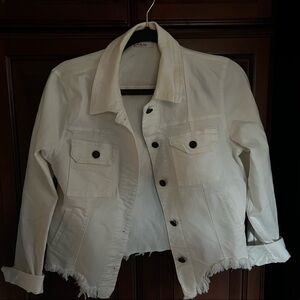White Jean Jacket